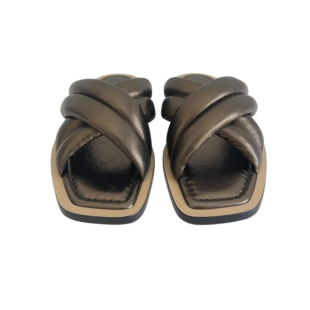 Lafayette 148 Women's New York Donne Slide Sandal, Size 35 (US 5) NWOB - Picture 2 of 10
